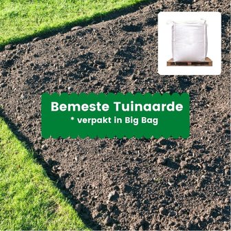 Bemeste tuinaarde - 1m&sup3; incl. bezorging (big bag)