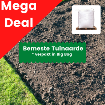 Bemeste tuinaarde - 1m&sup3; incl. bezorging (big bag)