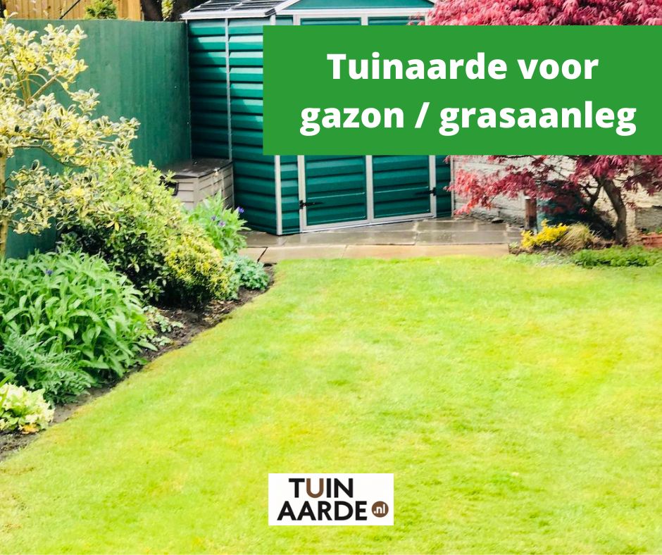 Tuinaarde voor gazon / grasaanleg