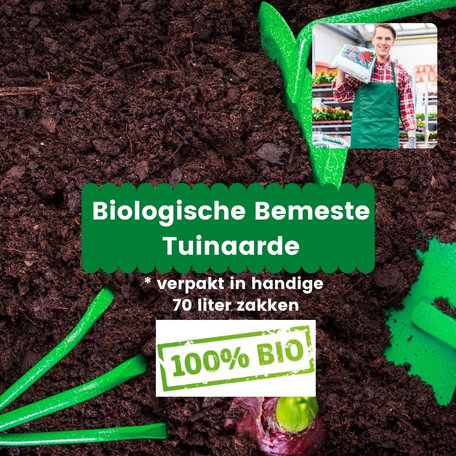 Biologische bemeste tuinaarde 1.470 liter (21 x 70 liter)