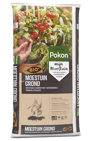 Pokon Bio Moestuin Grond  - 50 zakken van 40 liter